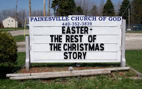 easter sign