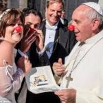 pope francis and red nose