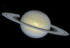 A picture of beautiful saturn.