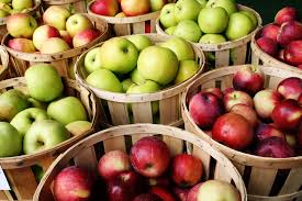 The baskets of apples on Mr. Sorter's front lawn looked like these.